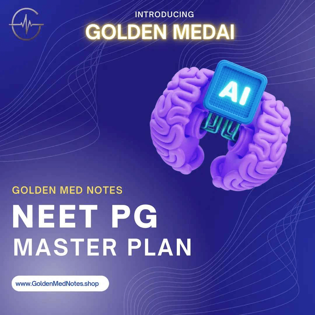Golden Med AI Master Plan 3.0 (19 subjects + Golden Med AI for 1 year) - GOLDEN MED NOTES